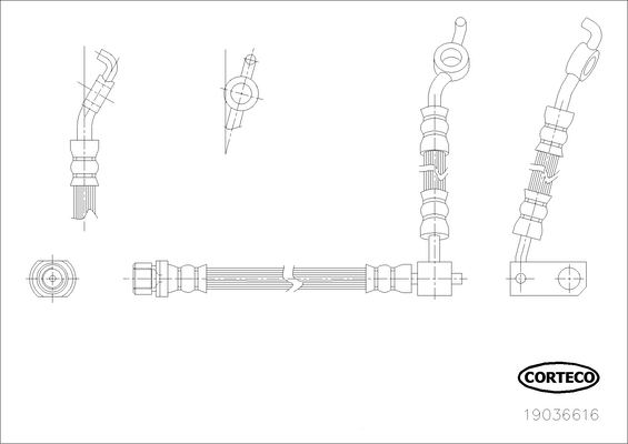 спирачен маркуч CORTECO             