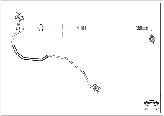 спирачен маркуч CORTECO             
