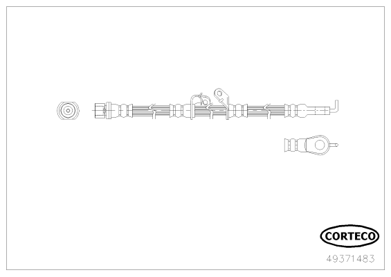 спирачен маркуч CORTECO             