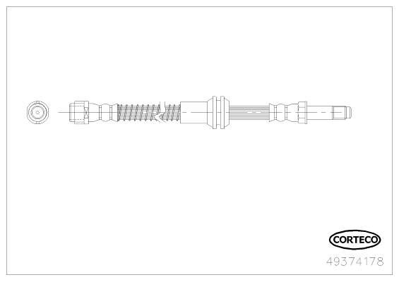 спирачен маркуч CORTECO             