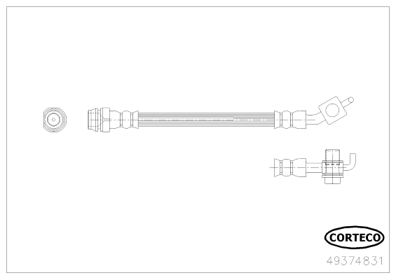 спирачен маркуч CORTECO             