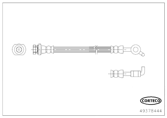спирачен маркуч CORTECO             