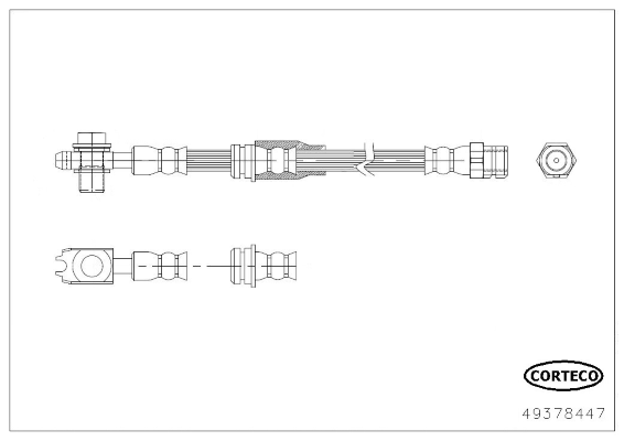 спирачен маркуч CORTECO             
