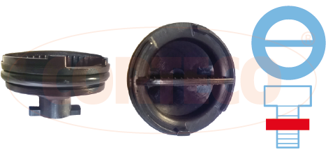 болтова пробка, маслен картер CORTECO             