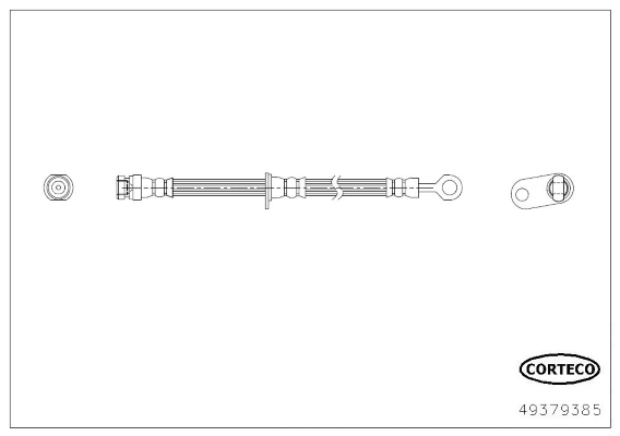 спирачен маркуч CORTECO             