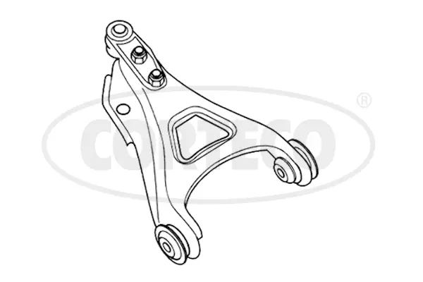 носач, окачване на колелата CORTECO             