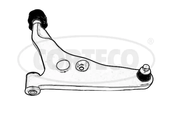 носач, окачване на колелата CORTECO             