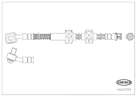 спирачен маркуч CORTECO             