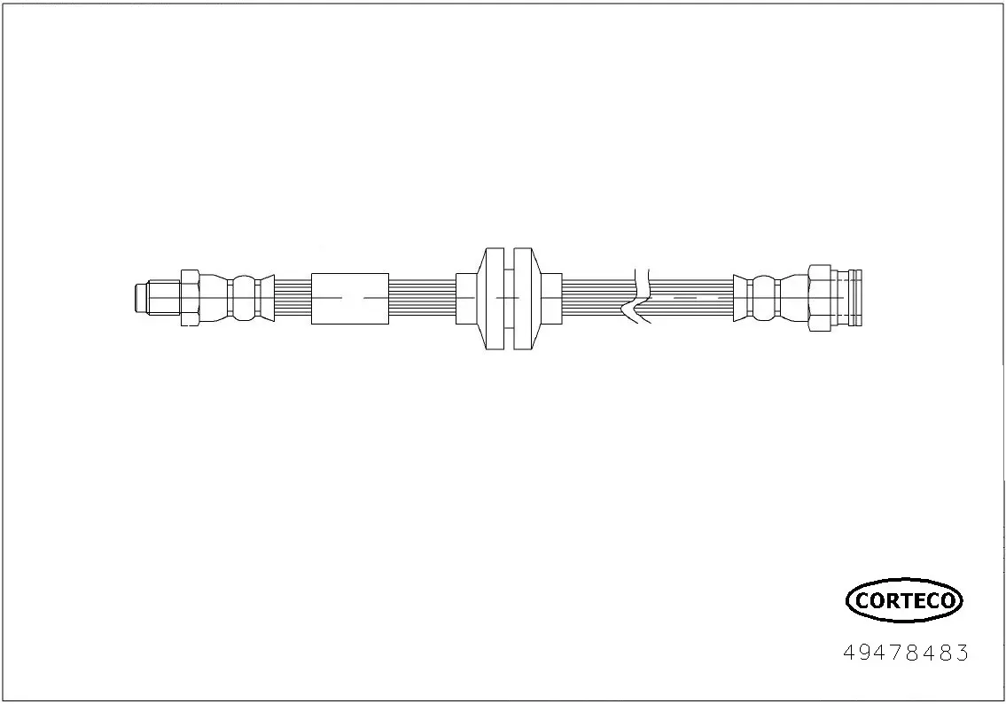 спирачен маркуч CORTECO             