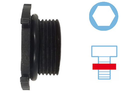 болтова пробка, маслен картер CORTECO             
