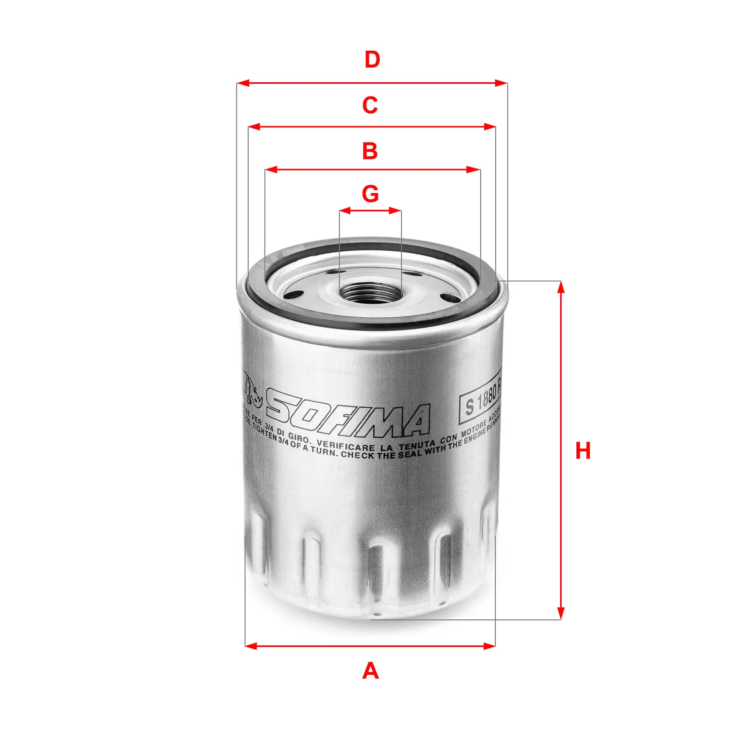 маслен филтър SOFIMA              