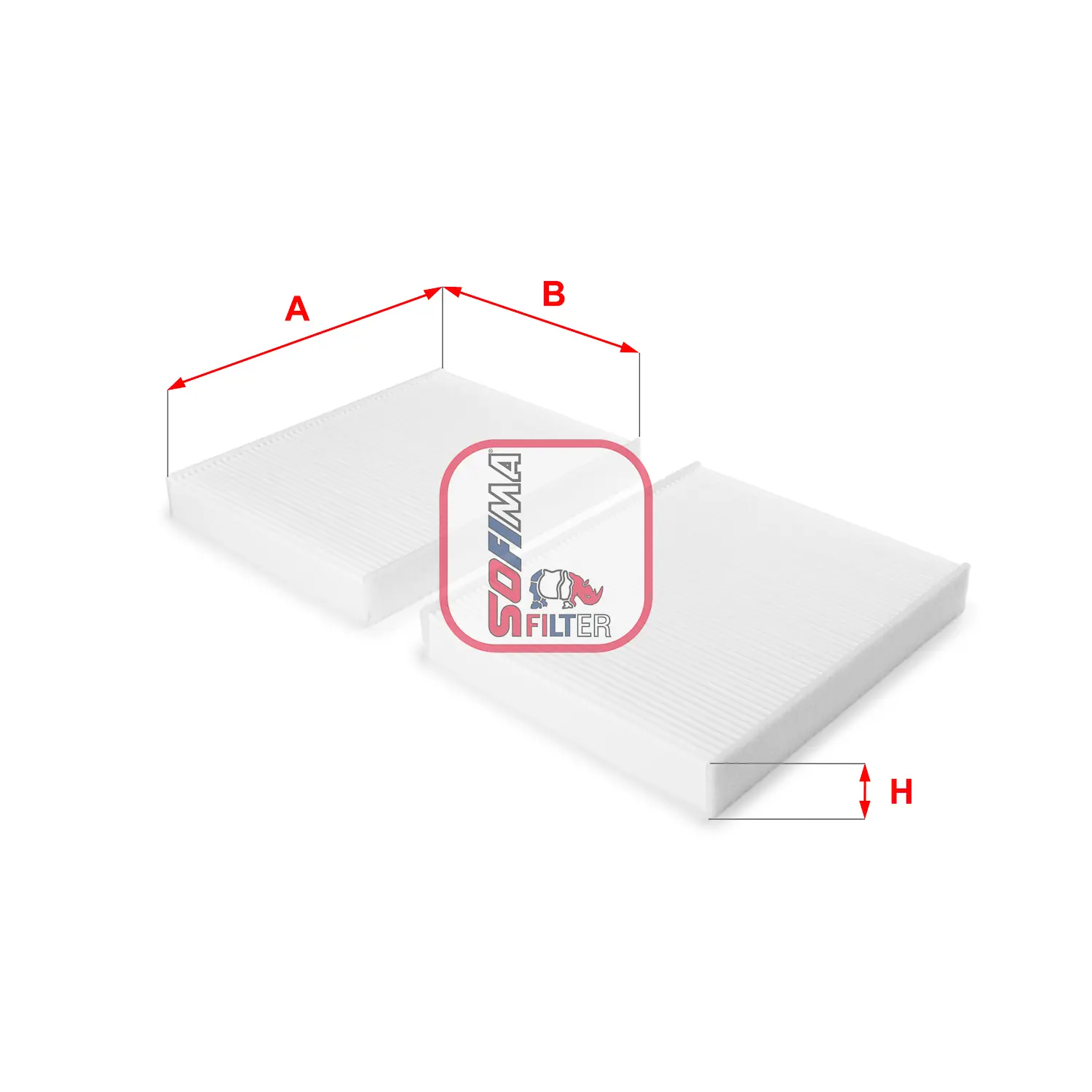 Филтър купе (поленов филтър) SOFIMA              