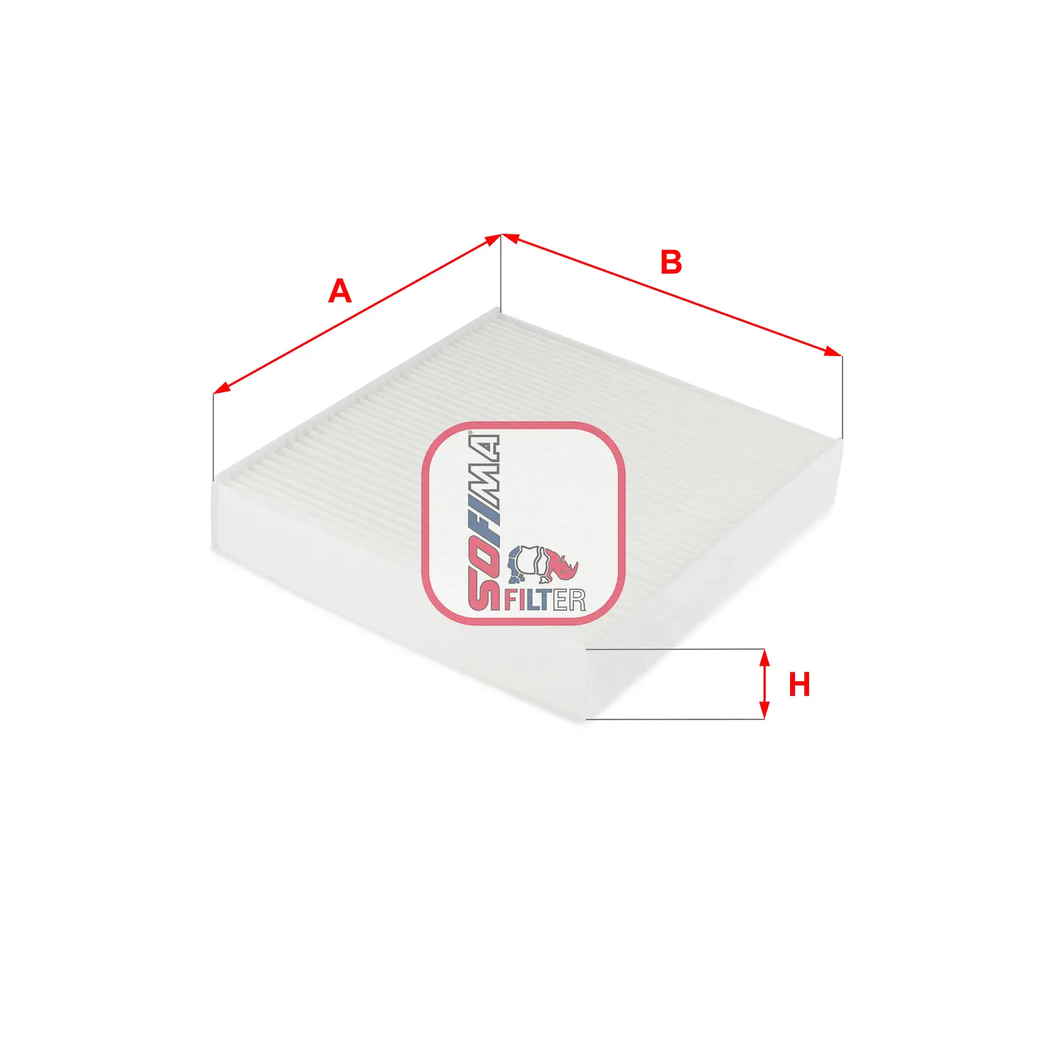 Филтър купе (поленов филтър) SOFIMA              