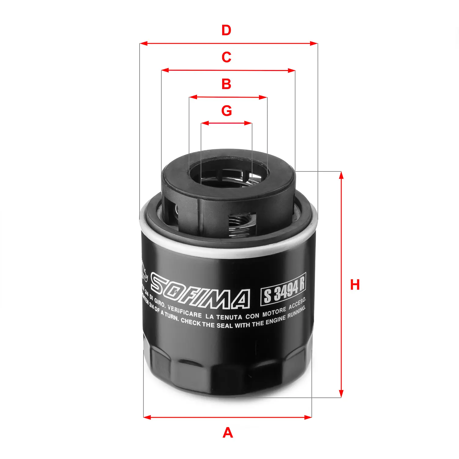 маслен филтър SOFIMA              