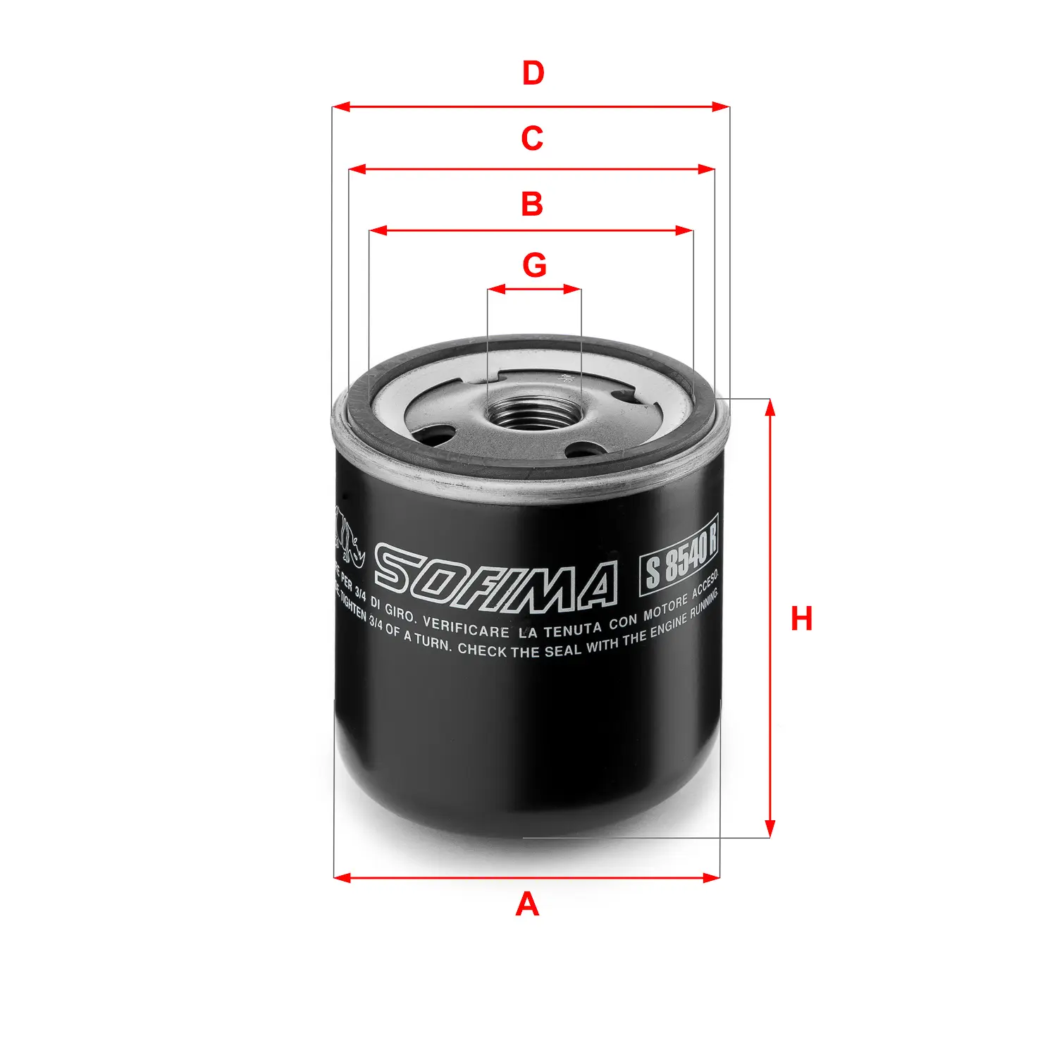 маслен филтър SOFIMA              