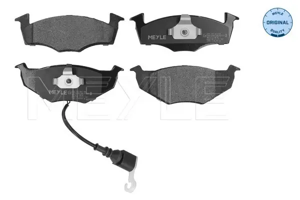 комплект спирачно феродо, дискови спирачки MEYLE               