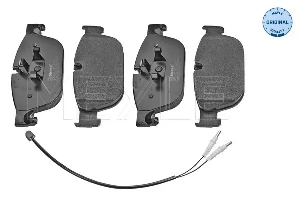 комплект спирачно феродо, дискови спирачки MEYLE               