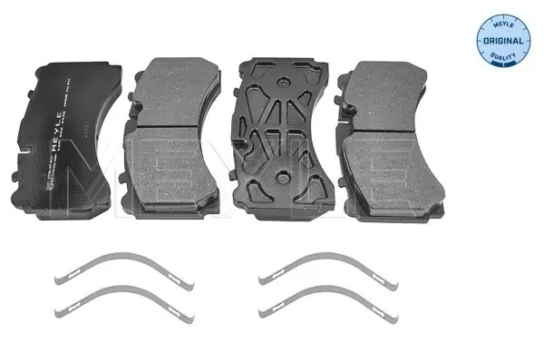 комплект спирачно феродо, дискови спирачки MEYLE               