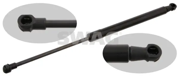 газов амортисьор, капак на двигателя SWAG                