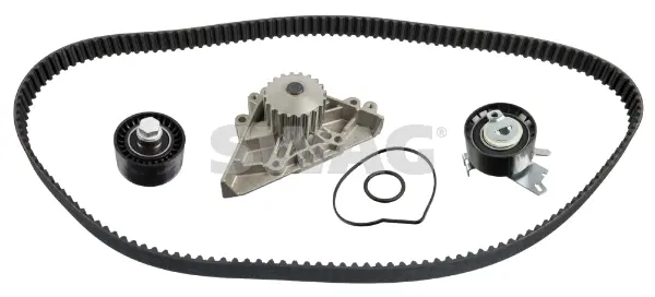 водна помпа- к-кт ангренажен ремък SWAG                