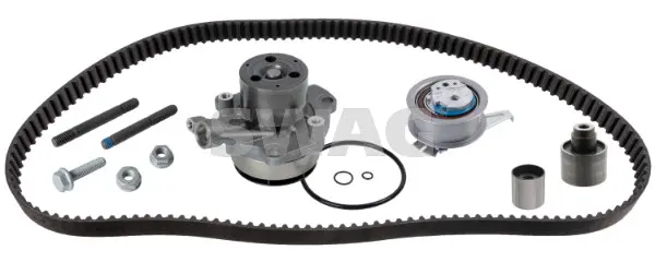 водна помпа- к-кт ангренажен ремък SWAG                