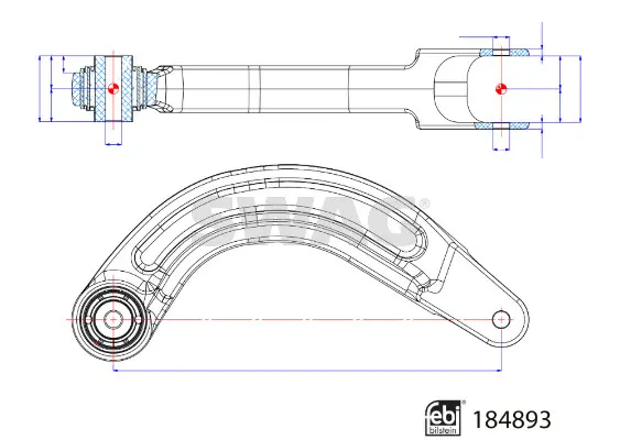 носач, окачване на колелата SWAG                