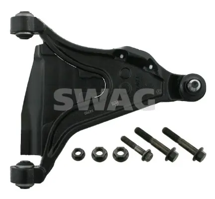 носач, окачване на колелата SWAG                