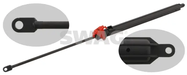 газов амортисьор, капак на двигателя SWAG                