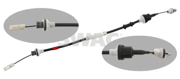 въжен механизъм, задействане на съединителя SWAG                