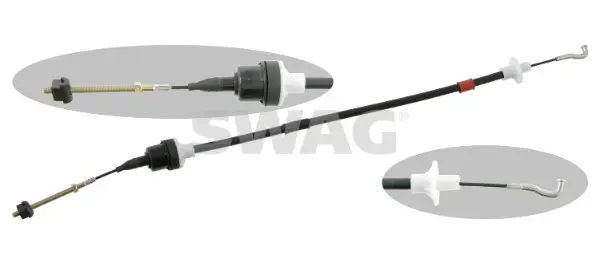 въжен механизъм, задействане на съединителя SWAG                