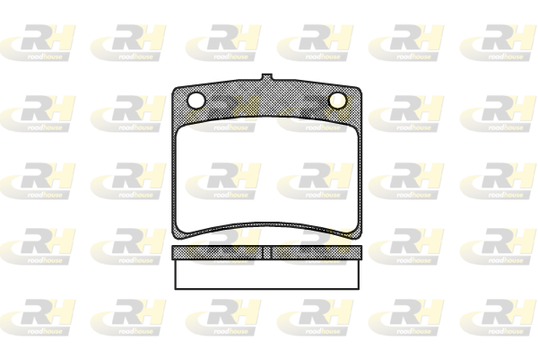 комплект спирачно феродо, дискови спирачки ROADHOUSE           
