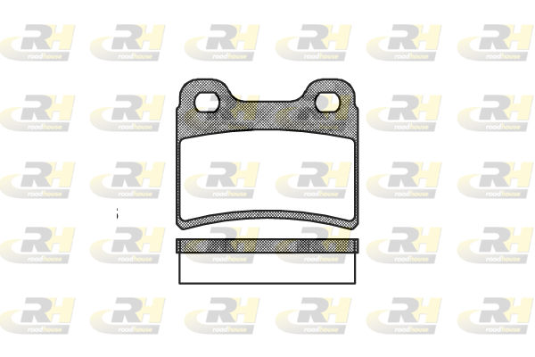 комплект спирачно феродо, дискови спирачки ROADHOUSE           