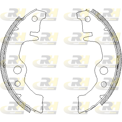 комплект спирачна челюст ROADHOUSE           