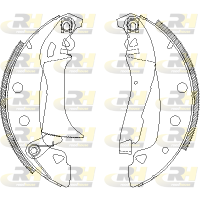 комплект спирачна челюст ROADHOUSE           