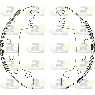 комплект спирачна челюст ROADHOUSE           