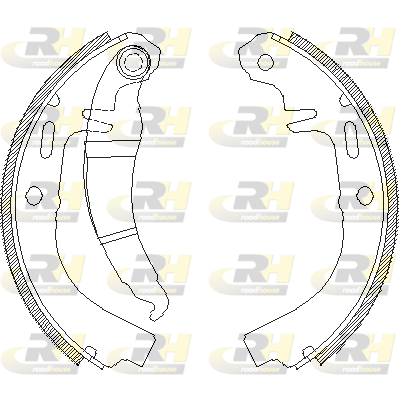комплект спирачна челюст ROADHOUSE           