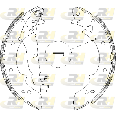 комплект спирачна челюст ROADHOUSE           