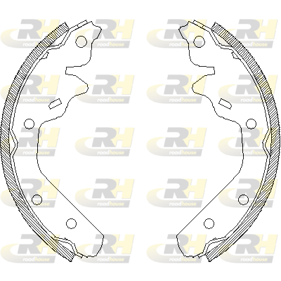 комплект спирачна челюст ROADHOUSE           