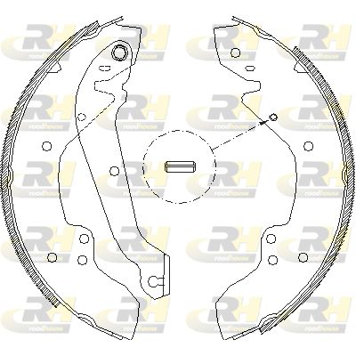 комплект спирачна челюст ROADHOUSE           
