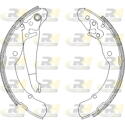 комплект спирачна челюст ROADHOUSE           