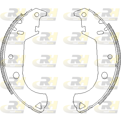 комплект спирачна челюст ROADHOUSE           