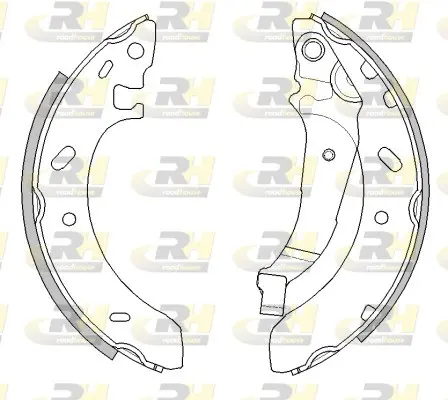 комплект спирачна челюст ROADHOUSE           