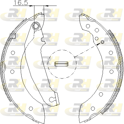 комплект спирачна челюст ROADHOUSE           