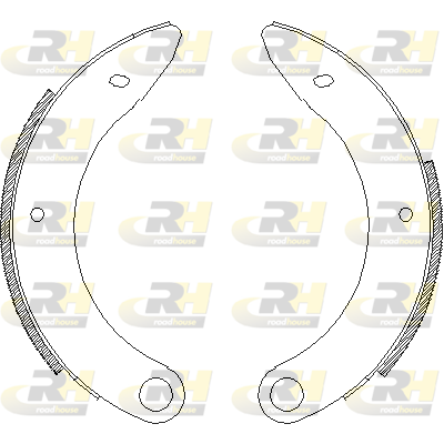 комплект спирачна челюст ROADHOUSE           