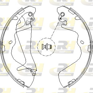 комплект спирачна челюст ROADHOUSE           