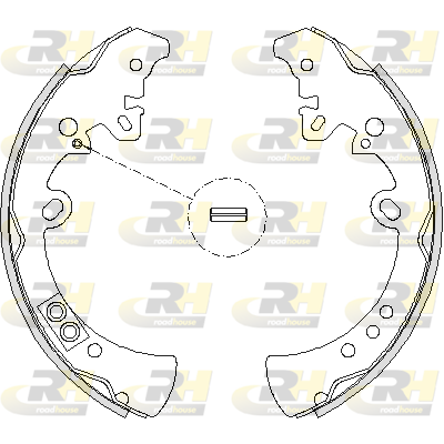 комплект спирачна челюст ROADHOUSE           