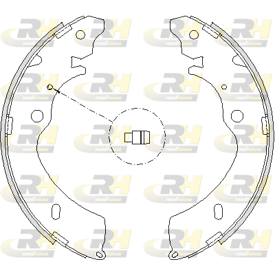 комплект спирачна челюст ROADHOUSE           