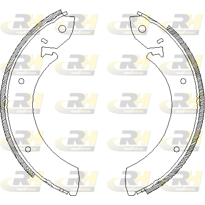 комплект спирачна челюст ROADHOUSE           