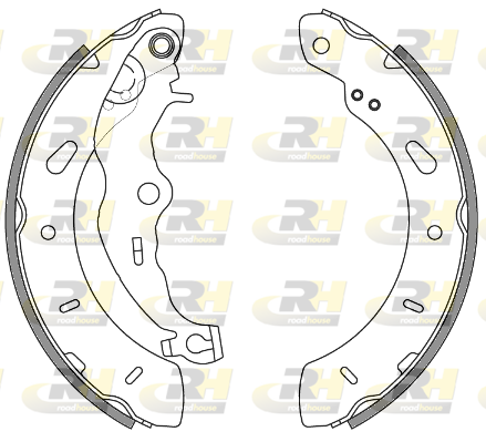 комплект спирачна челюст ROADHOUSE           