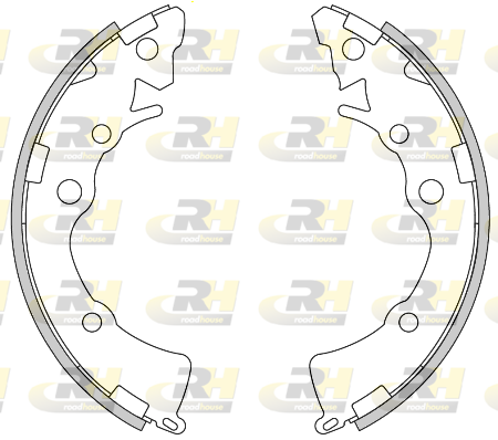 комплект спирачна челюст ROADHOUSE           